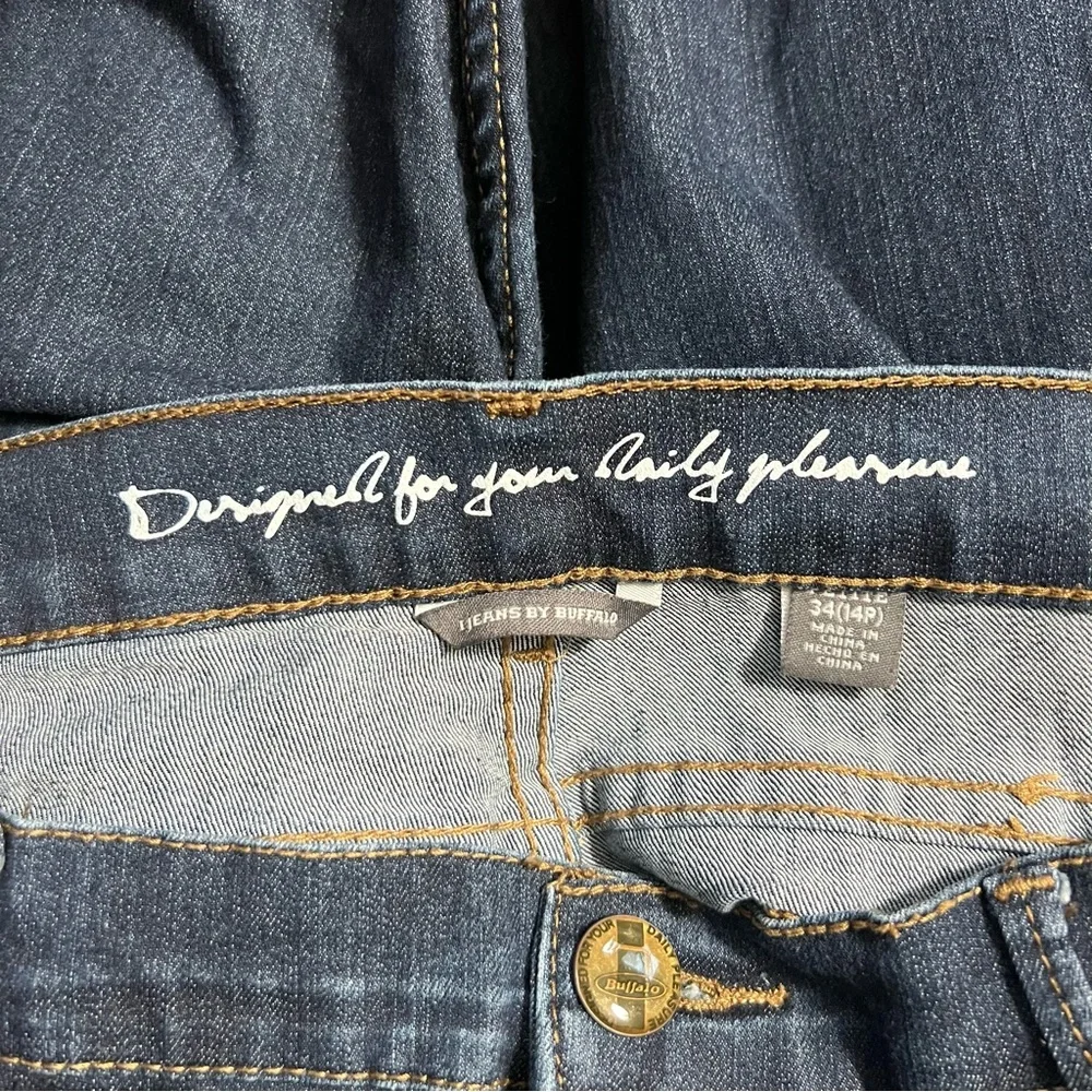 I Jeans by Buffalo Skinny Jeans Womens  14 Petite Stretch Blue Denim